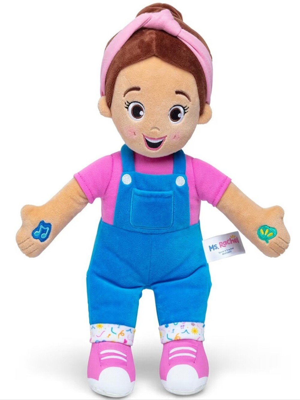 Rachel Plush Doll in Pink & Blue Outfit